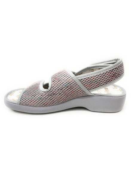 3 Velcros Gris