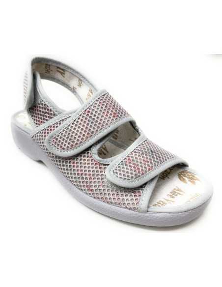 3 Velcros Gris