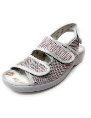 3 Velcros Gris