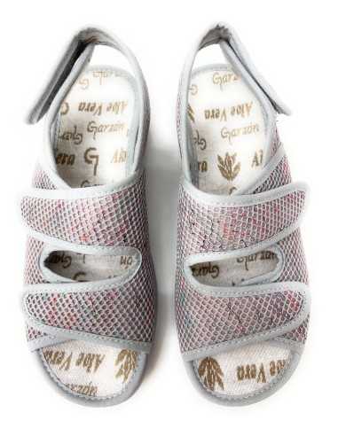 3 Velcros Gris