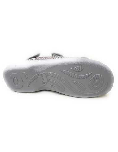 3 Velcros Gris