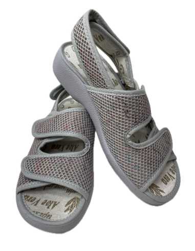 3 Velcros Gris