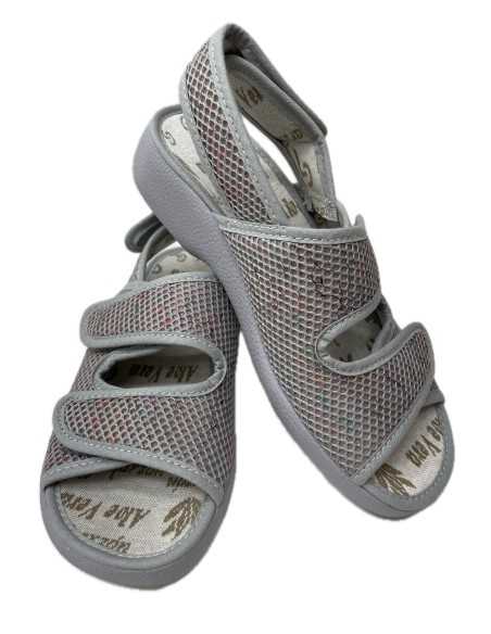 3 Velcros Gris