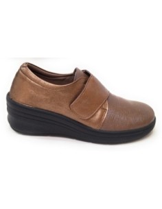 Flossy Zapato Velcro Bronce