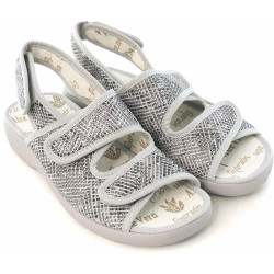 Garzon 3 velcros gris