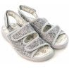 Garzon 3 velcros gris