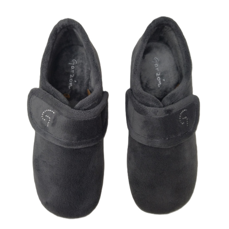 Garzon velcro gris